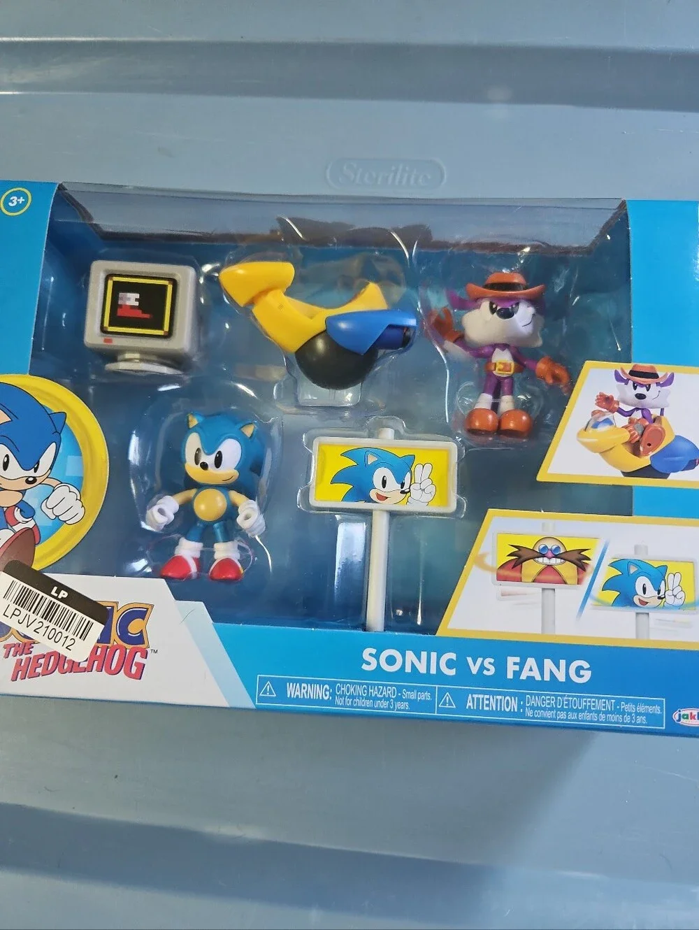 Jakks Sonic the Hedgehog Sonic Vs Fang Diorama 2.5
